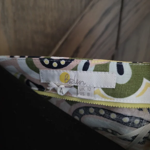 Boden Linen Paisley Blouse - Picture 2 of 2